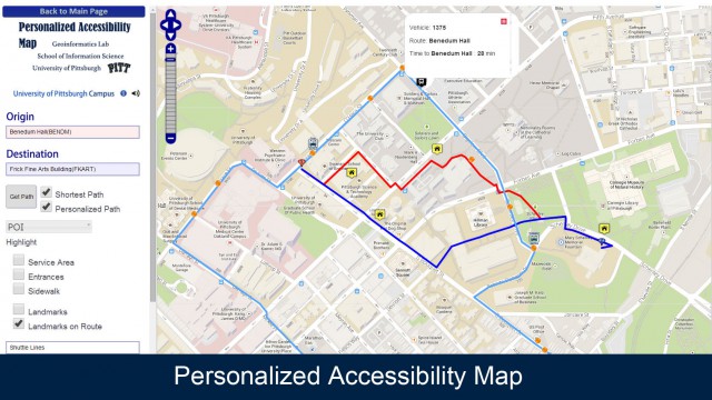 Personalized Accessibility Map